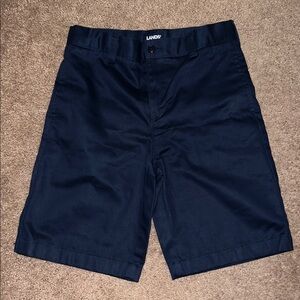 Lands’ End Boys Chino Shorts – Navy, Size 12 (Excellent Condition)